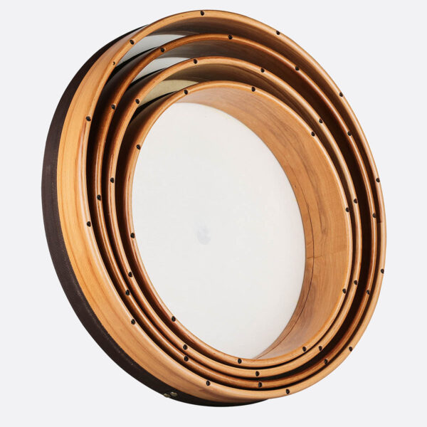 Bendir (Yüksek Kasnak) | 45cm | İçten Akortlu | Doğal Derili