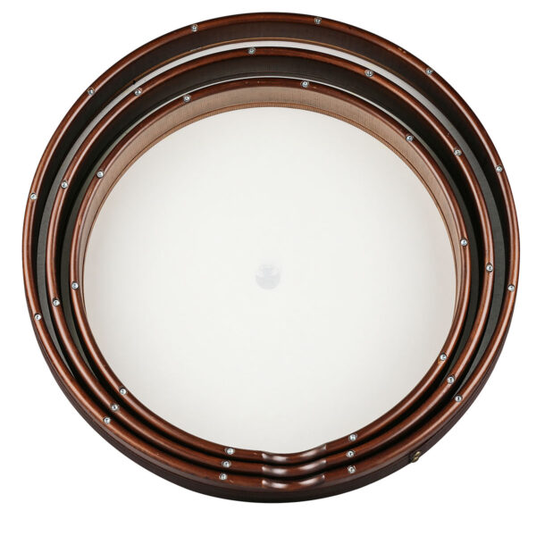 Bendir | 45cm | İçten Akortlu | Doğal Derili