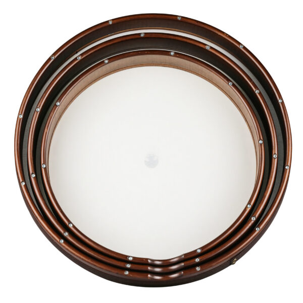 Bendir | 40cm | İçten Akortlu | Doğal Derili