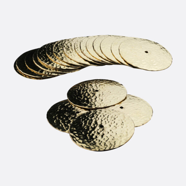 Hand hammered Muntz Brass Cymbal Set