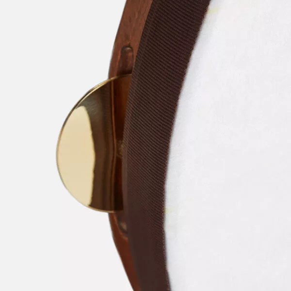 Interior Frame Drum With Cymbal | Syntethic Skin | 40cm